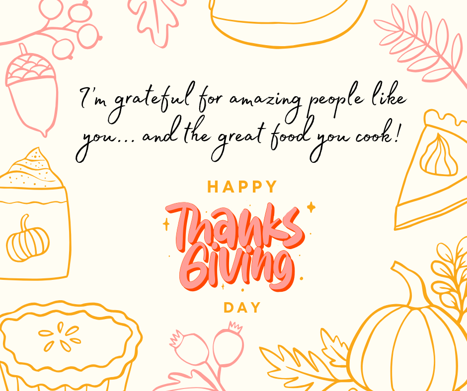 Thanksgiving message to family and friends